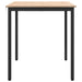 Masă de dining natural 70 x 70 x 75 cm Lemn de pin masiv - WALTI WALTI