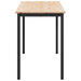 Masă de dining natural 110 x 55 x 75 cm Lemn de pin masiv - WALTI WALTI