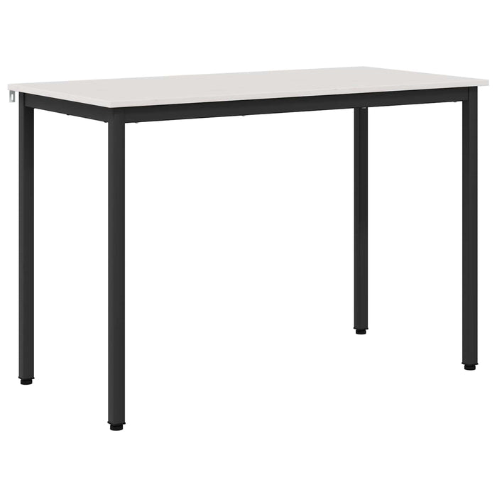 Masă de dining Alb 110 x 55 x 75 cm Lemn de pin masiv WALTI