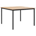 Masă de dining natural 110 x 110 x 75 cm Lemn de pin masiv - WALTI WALTI