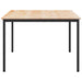 Masă de dining natural 110 x 110 x 75 cm Lemn de pin masiv - WALTI WALTI
