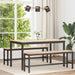 Masă de dining natural 140 x 80 x 75 cm Lemn de pin masiv - WALTI WALTI