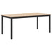 Masă de dining natural 140 x 80 x 75 cm Lemn de pin masiv - WALTI WALTI