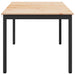 Masă de dining natural 140 x 80 x 75 cm Lemn de pin masiv - WALTI WALTI