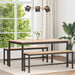 Masă de dining natural 150 x 90 x 75 cm Lemn de pin masiv - WALTI WALTI