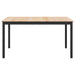 Masă de dining natural 150 x 90 x 75 cm Lemn de pin masiv - WALTI WALTI