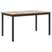 Masă de dining natural 150 x 90 x 75 cm Lemn de pin masiv - WALTI WALTI