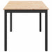 Masă de dining natural 150 x 90 x 75 cm Lemn de pin masiv - WALTI WALTI