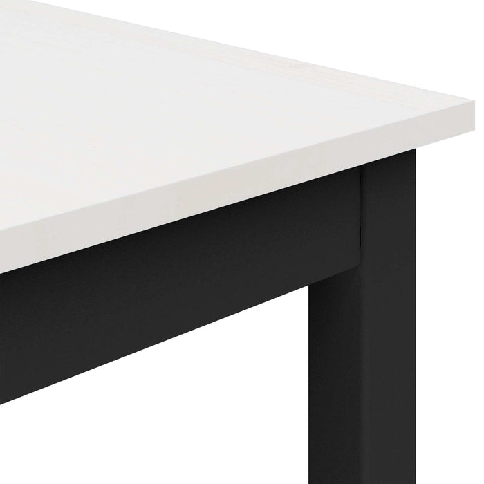 Masă de dining Alb 150 x 90 x 75 cm Lemn de pin masiv WALTI