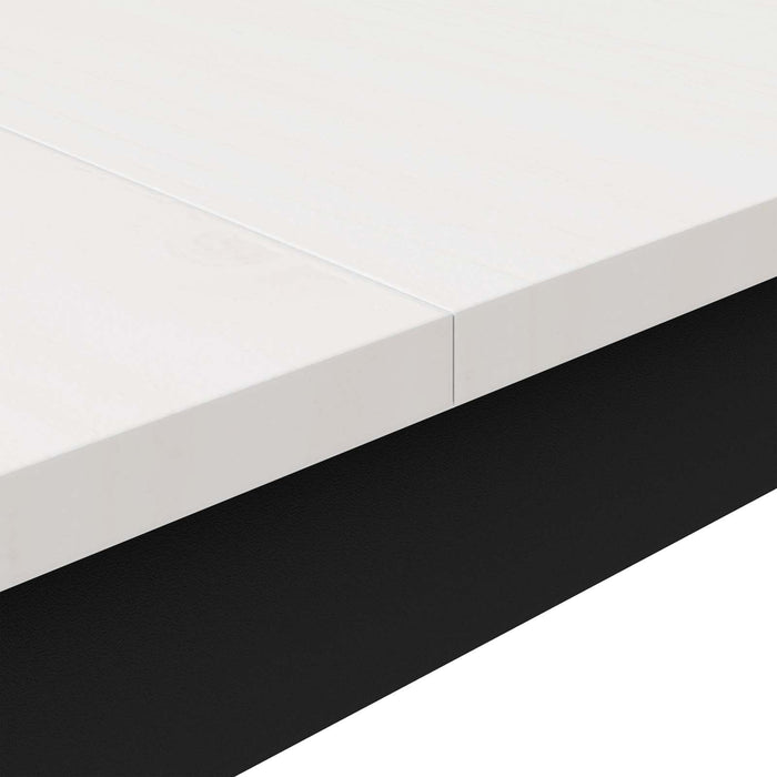 Masă de dining Alb 150 x 90 x 75 cm Lemn de pin masiv WALTI