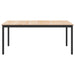 Masă de dining natural 180 x 90 x 75 cm Lemn de pin masiv - WALTI WALTI
