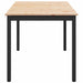 Masă de dining natural 180 x 90 x 75 cm Lemn de pin masiv - WALTI WALTI