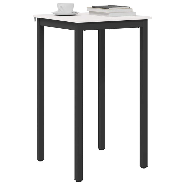 Masă de bar Alb 60 x 60 x 105 cm Lemn de pin masiv WALTI