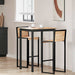 Masă de bar natural 110 x 55 x 105 cm Lemn de pin masiv - WALTI WALTI