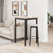 Masă de bar natural 110 x 55 x 105 cm Lemn de pin masiv - WALTI WALTI