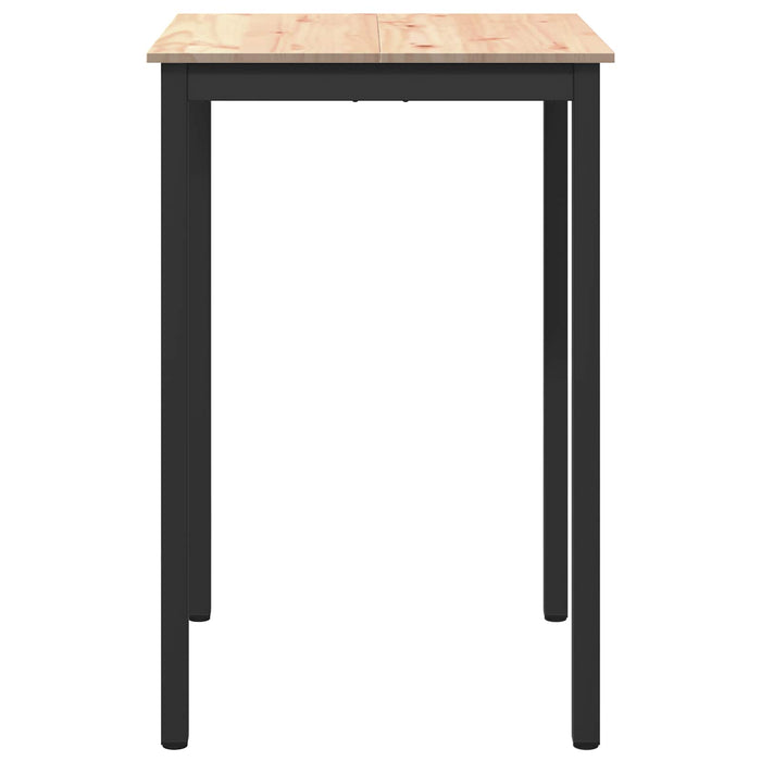 Masă de bar natural 110 x 55 x 105 cm Lemn de pin masiv - WALTI WALTI