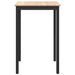 Masă de bar natural 110 x 55 x 105 cm Lemn de pin masiv - WALTI WALTI