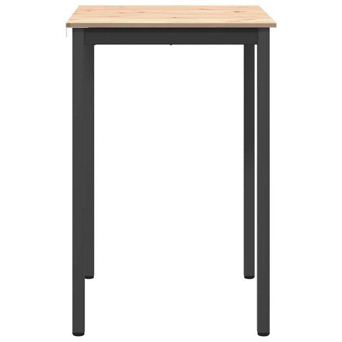 Masă de bar natural 110 x 55 x 105 cm Lemn de pin masiv - WALTI WALTI