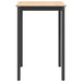 Masă de bar natural 110 x 55 x 105 cm Lemn de pin masiv - WALTI WALTI