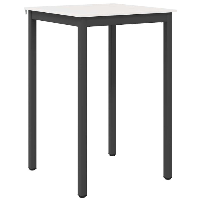 Masă de bar Alb 70 x 70 x 105 cm Lemn de pin masiv WALTI