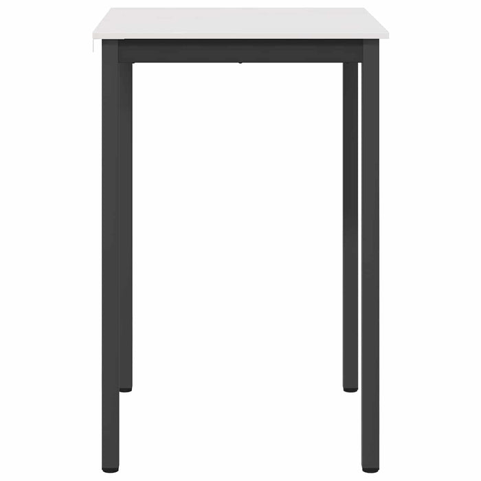 Masă de bar Alb 70 x 70 x 105 cm Lemn de pin masiv WALTI