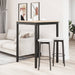 Masă de bar natural 110 x 55 x 105 cm Lemn de pin masiv - WALTI WALTI