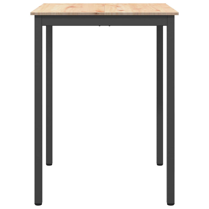 Masă de bar natural 110 x 55 x 105 cm Lemn de pin masiv - WALTI WALTI