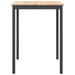 Masă de bar natural 110 x 55 x 105 cm Lemn de pin masiv - WALTI WALTI