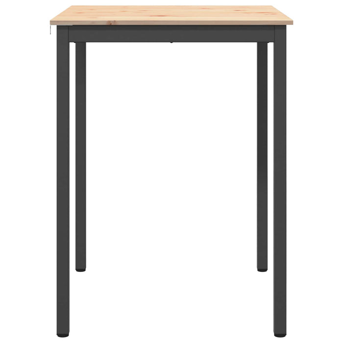 Masă de bar natural 110 x 55 x 105 cm Lemn de pin masiv - WALTI WALTI