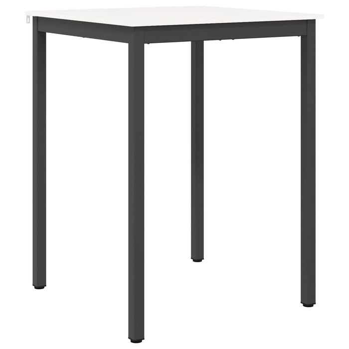 Masă de bar Alb 80 x 80 x 105 cm Lemn de pin masiv WALTI