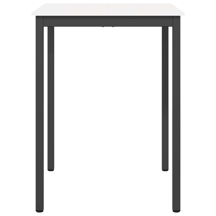 Masă de bar Alb 80 x 80 x 105 cm Lemn de pin masiv WALTI