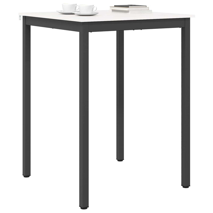 Masă de bar Alb 80 x 80 x 105 cm Lemn de pin masiv WALTI