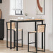 Masă de bar natural 110 x 55 x 105 cm Lemn de pin masiv - WALTI WALTI