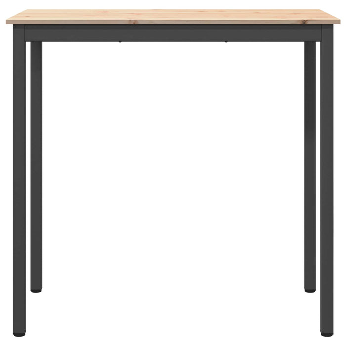 Masă de bar natural 110 x 55 x 105 cm Lemn de pin masiv - WALTI WALTI