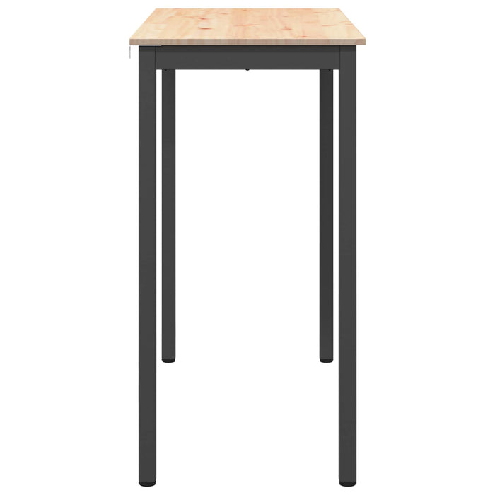 Masă de bar natural 110 x 55 x 105 cm Lemn de pin masiv - WALTI WALTI