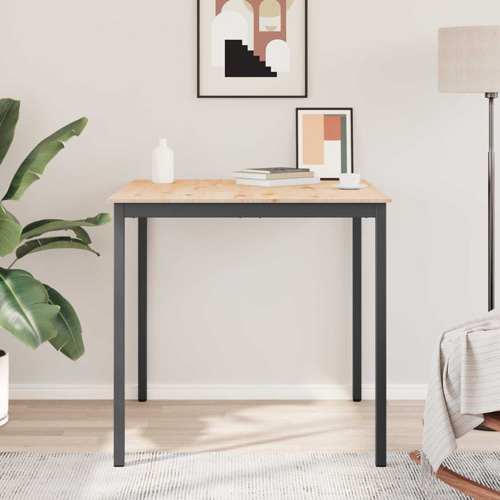 Masă de bar natural 110 x 55 x 105 cm Lemn de pin masiv - WALTI WALTI