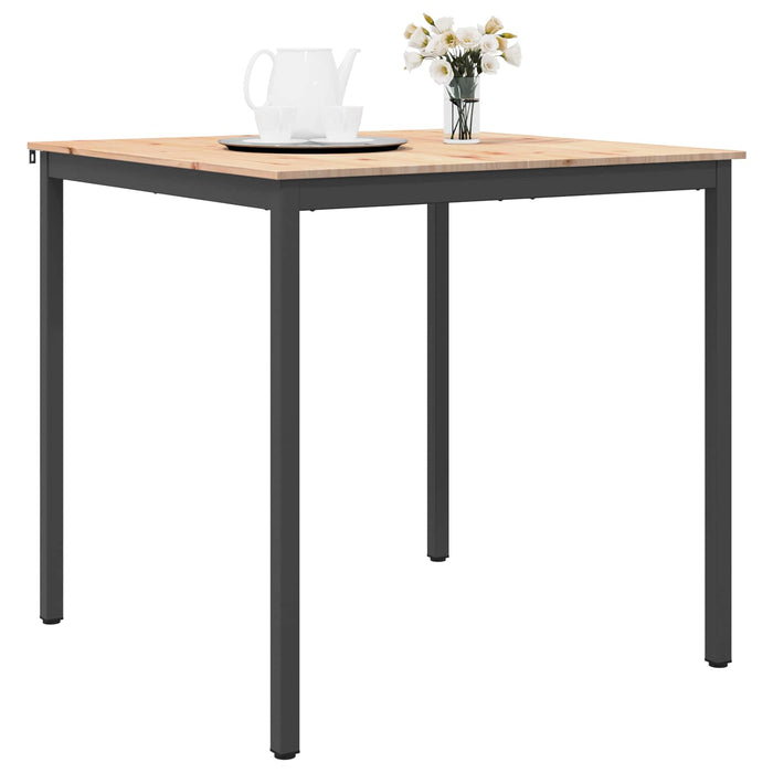 Masă de bar natural 110 x 55 x 105 cm Lemn de pin masiv - WALTI WALTI