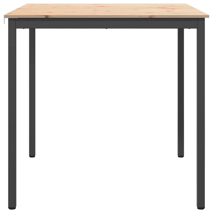 Masă de bar natural 110 x 55 x 105 cm Lemn de pin masiv - WALTI WALTI