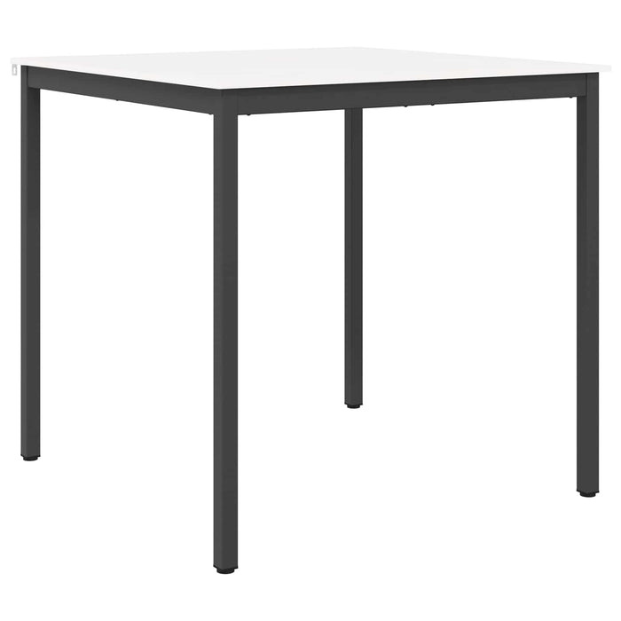 Masă de bar Alb 110 x 110 x 105 cm Lemn de pin masiv WALTI