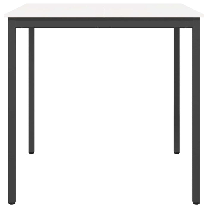 Masă de bar Alb 110 x 110 x 105 cm Lemn de pin masiv WALTI