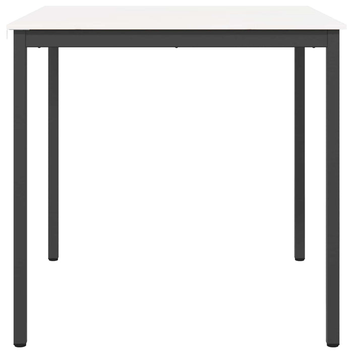 Masă de bar Alb 110 x 110 x 105 cm Lemn de pin masiv WALTI
