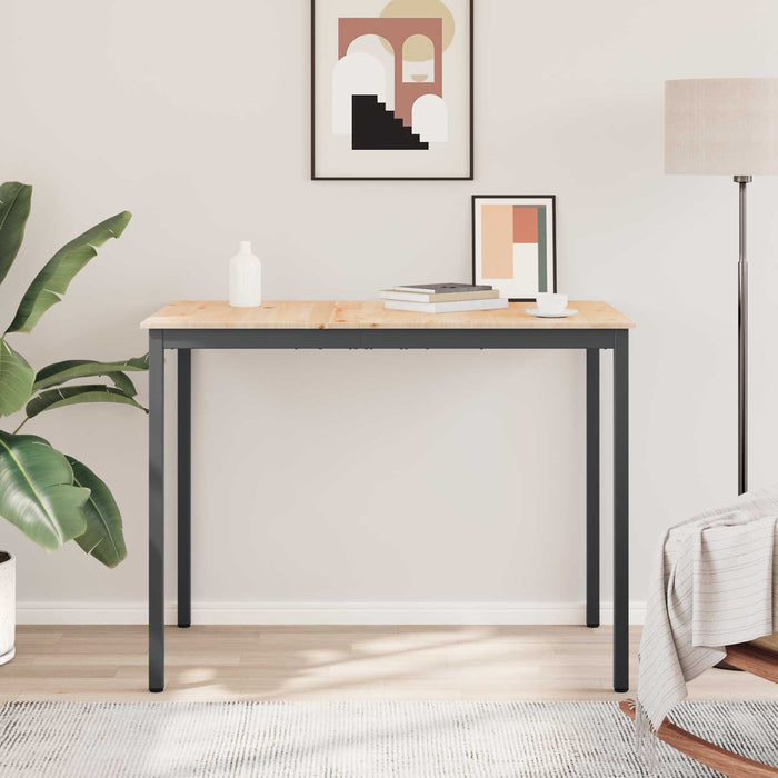 Masă de bar natural 110 x 55 x 105 cm Lemn de pin masiv - WALTI WALTI