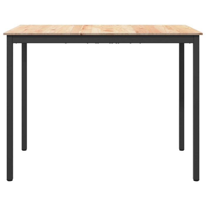 Masă de bar natural 110 x 55 x 105 cm Lemn de pin masiv - WALTI WALTI