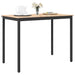 Masă de bar natural 110 x 55 x 105 cm Lemn de pin masiv - WALTI WALTI