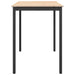 Masă de bar natural 110 x 55 x 105 cm Lemn de pin masiv - WALTI WALTI