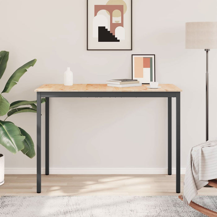 Masă de bar natural 110 x 55 x 105 cm Lemn de pin masiv - WALTI WALTI