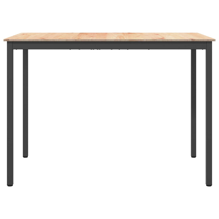 Masă de bar natural 110 x 55 x 105 cm Lemn de pin masiv - WALTI WALTI
