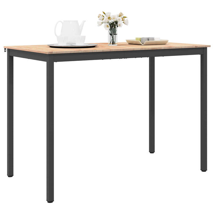 Masă de bar natural 110 x 55 x 105 cm Lemn de pin masiv - WALTI WALTI