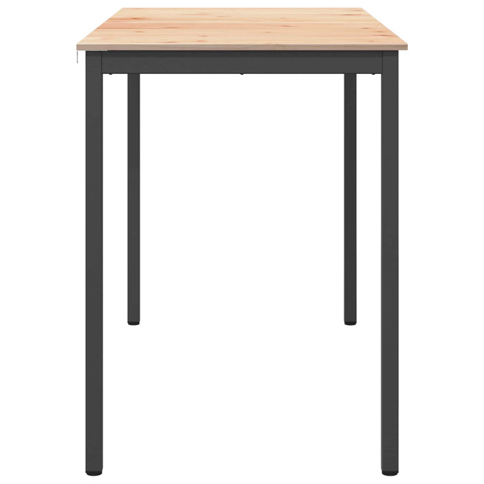 Masă de bar natural 110 x 55 x 105 cm Lemn de pin masiv - WALTI WALTI