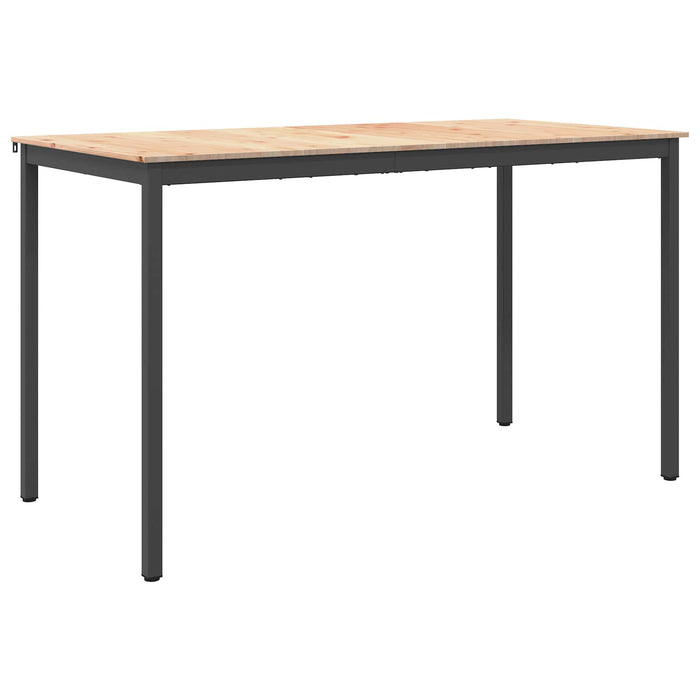 Masă de bar natural 110 x 55 x 105 cm Lemn de pin masiv - WALTI WALTI